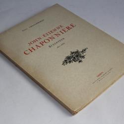 Livre John-Étienne Chaponnière Sculpteur signé Paul Chaponnière
