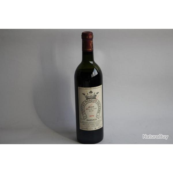Bouteille de vin Chteau Marquis d'Alesme Becker 1979 Margaux