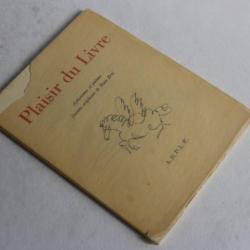 Livre Plaisir du Livre Aphorismes et poèmes Dessins Hans Erni 1962