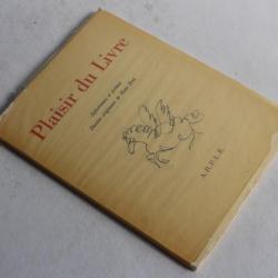 Livre Plaisir du Livre Aphorismes et poèmes Dessins Hans Erni 1962