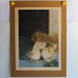Lithographie originale Alvar SUÑOL MUÑOZ RAMOS P.A. n°XII/XX