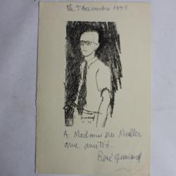René GUINAND Lithographie signée 1951