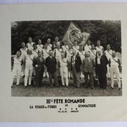 Photographie III ème fête Romande La Chaux-de-fonds Suisse 1934