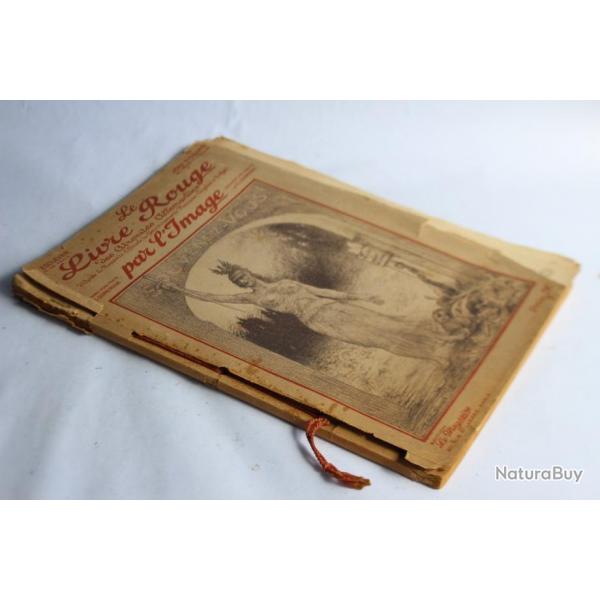 Le livre rouge des Atrocits Allemandes estampes Domergue 1915