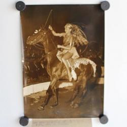 Photo cirque princesse Troubetskoï à cheval 1953