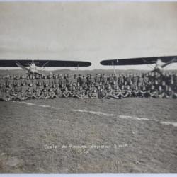Photo École recrues Aviation 1925 Suisse
