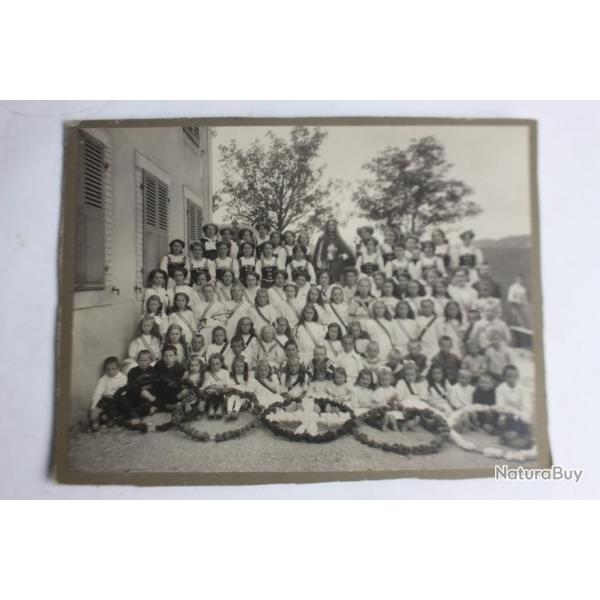 Photo enfants Socit d'embellissement Les Jeannerets La Molire 1911