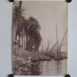 Photo orientaliste Lékégian Bord du Nil