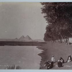 Photo orientaliste Lékégian Pyramides Egypte
