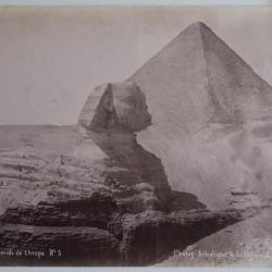Photo orientaliste Lékégian Sphinx & Pyramide de Chéops