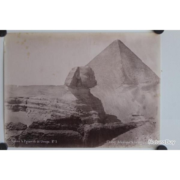 Photo orientaliste Lkgian Sphinx & Pyramide de Chops