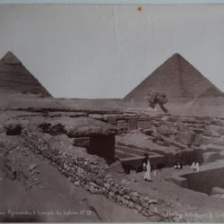 Photo orientaliste Lékégian Egypte Les pyramides Sphinx
