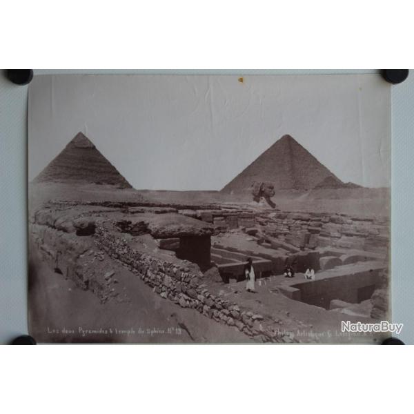 Photo orientaliste Lkgian Egypte Les pyramides Sphinx