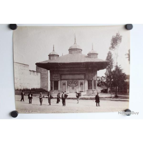 Photo ABDULLAH Frres Turquie Fontaine du Sultan Ahmed