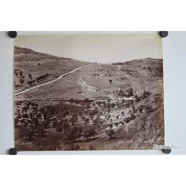 Photo BONFILS Palestine Valle de Josaphat
