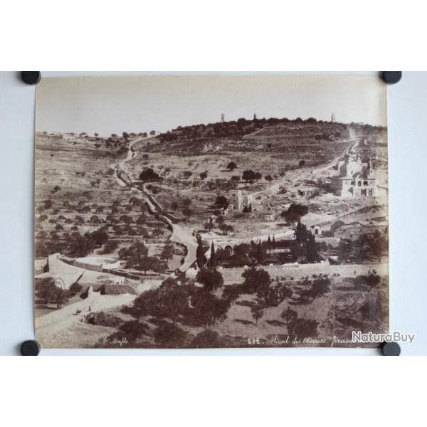 Photo BONFILS Palestine Jrusalem Mont des Oliviers