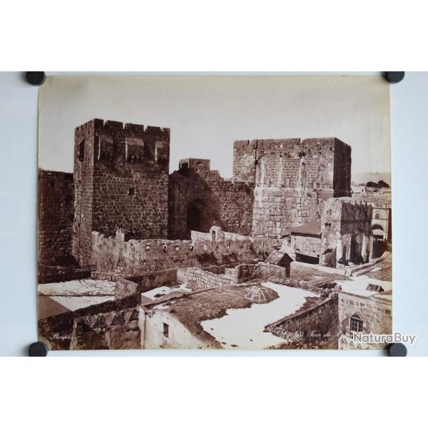 Photo BONFILS Palestine Jrusalem Tour de David