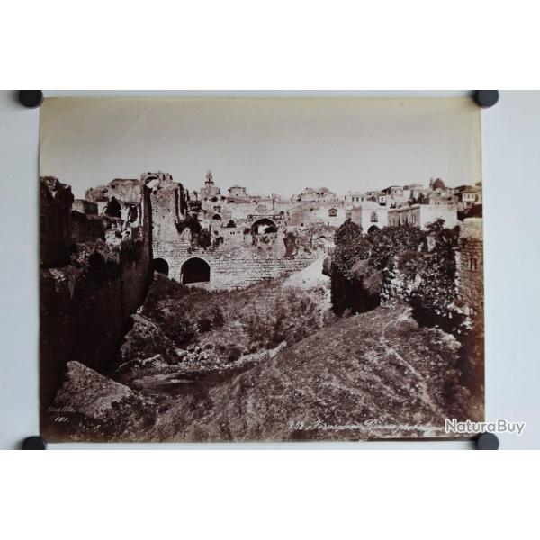 Photo BONFILS Palestine Jrusalem Piscine de Bethesda