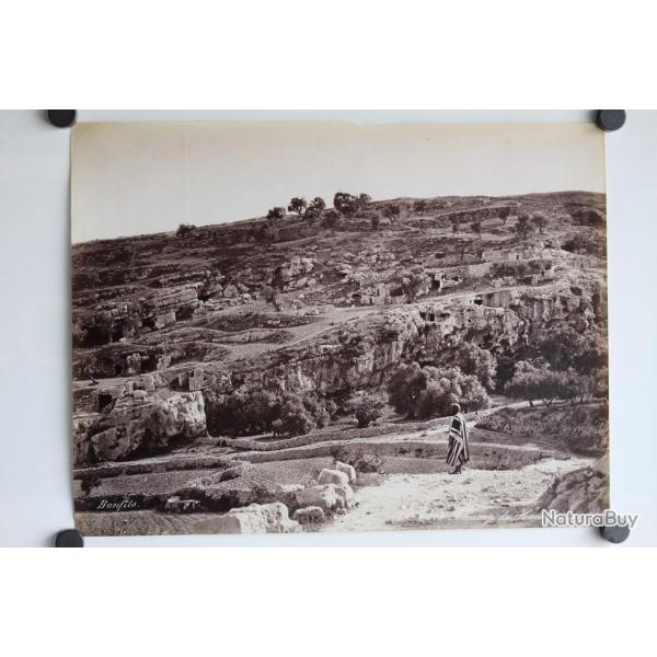 Photo BONFILS Palestine Jrusalem Champ de Haceldama