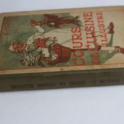 Livre Cours de cuisine illustré A. FOUCOON Payot 1924