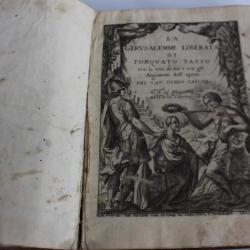 Livre La Gerusalemme liberata di torquato Tasso édition originale 1625