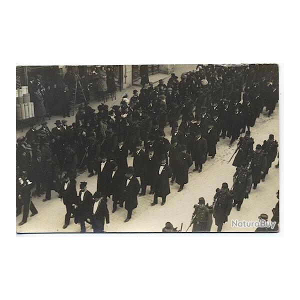 Carte postale Hrault 34 Montpellier Dfil funraire rue de la Loge