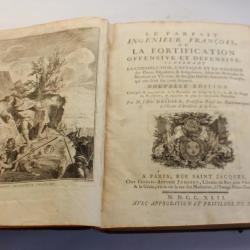 livre Le parfait ingénieur françois Abbé DEIDIER 1742