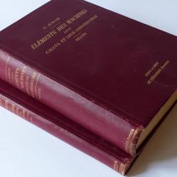 Livre Éléments des Machines leur Calcul et leur Construction 1901 Bach