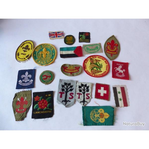 Collection de 20 cussons Scouts