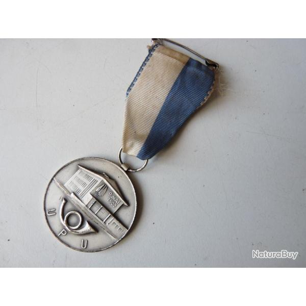 Mdaille argent U.P.U. poste Suisse BERNE 1953