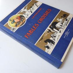 Livre illustré pour enfants Fables Choisies de La Fontaine 1925