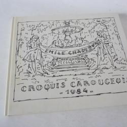 Livre Croquis Carougeois Emile Chambon 1984
