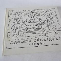 Livre Croquis Carougeois Emile Chambon 1984