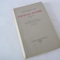 Livre Journal Intime Année 1849 II Henri-Frédéric Amiel Léon Bopp
