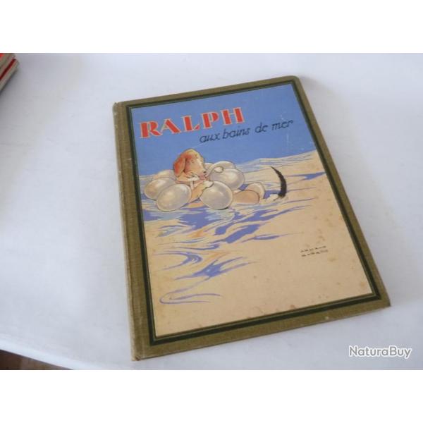 Livre Bande dessine Ralph aux Bains de Mer 1925