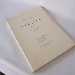 Livre Mirages Poème Ventura Gassol 1950 Signé