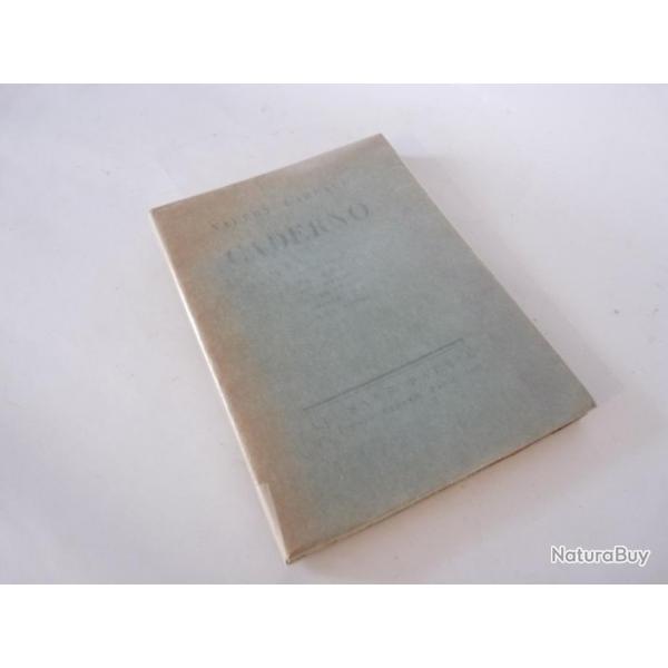 Livre Caderno Valery Larbaud 1927 pointes sches Mily Possoz