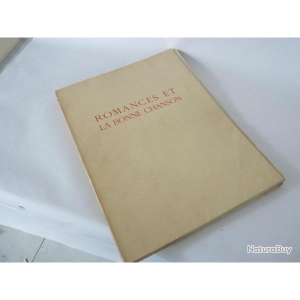 Livre Romances et La Bonne chanson Paul Verlaine