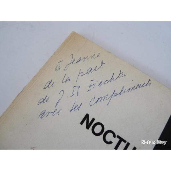 Livre " Nocturnales " sign J.-R. Fiechter 1966