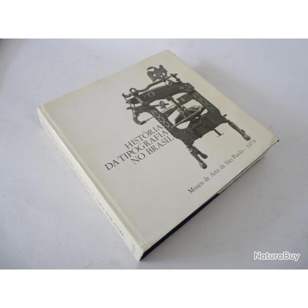 Livre Historia Da Tipografia No Brasil Museu de Arte Sao Paulo 1979
