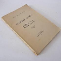 Livre Georges Favon 25 ans Politique Genevoise 1927 signé Ruchon Fulpius