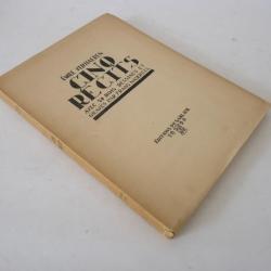 Livre Cinq Récits Émile Verhaeren 1920 Frans Masereel