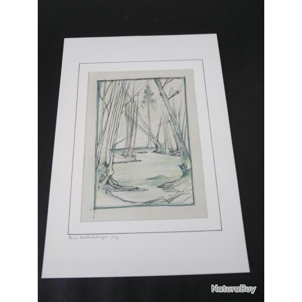 Dessin original Ren Wallschlger 1936