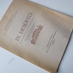 Livre ...In Deserto Maurice D'Hartoy 1940