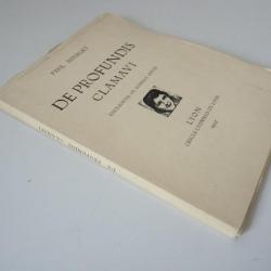 Livre De Profondis Clamavi Paul Bourget 1925 eaux fortes Achille Ouvré