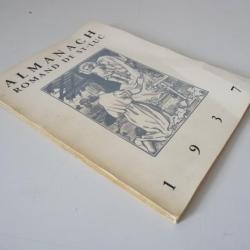 Livre " ALMANACH ROMAND DE ST-LUC 1937 "
