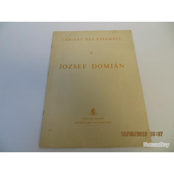 Livre catalogue d'oeuvres Jozsef Domjan