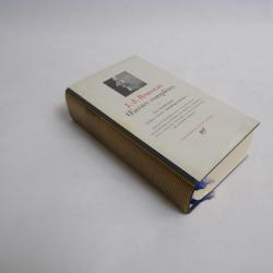 Livre Pléiade  J.-J. Rousseau OEuvre complètes I  1959
