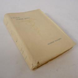 Livre Cécile parmi nous signé Georges Duhamel 1938