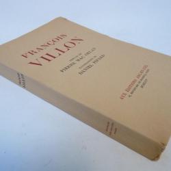 Livre FRANCOIS VILLON illustrations Daniel Pipard 1944